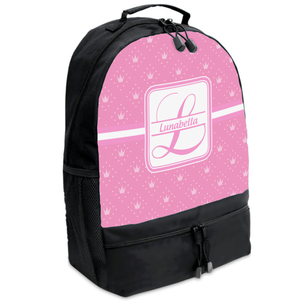 Custom Leopard Print Backpacks - Black (Personalized)