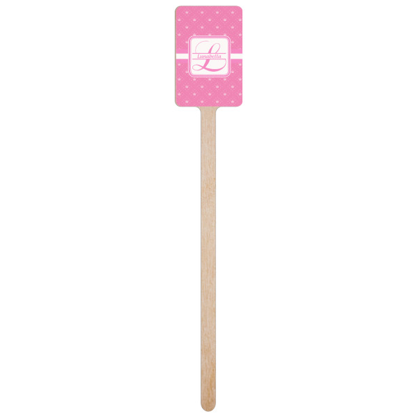 Custom Design - Wooden 6.25" Stir Stick - Rectangular - Single Stick