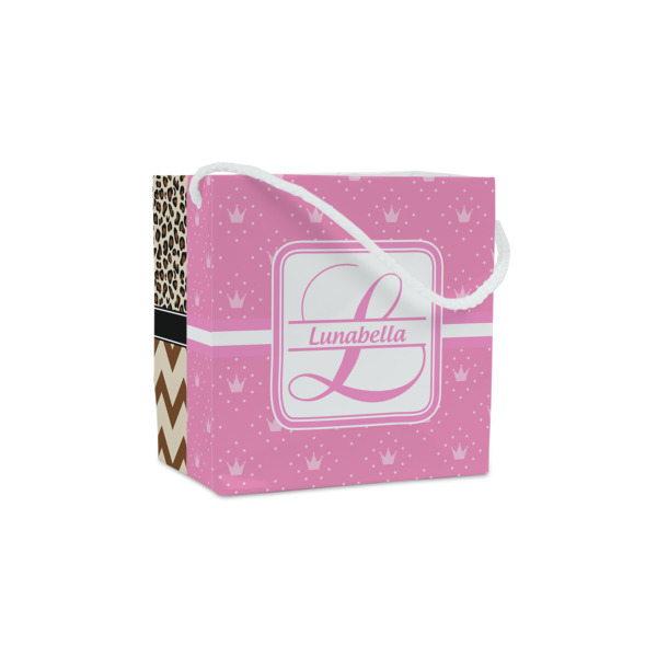 Custom Leopard Print Party Favor Gift Bags - Matte (Personalized)