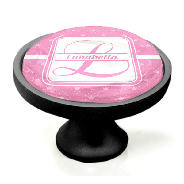 Custom Design - Black Custom Cabinet Knob (Side)