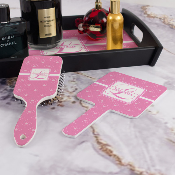Custom Design - Hair Brush and Hand Mirror - Bathroom Scene