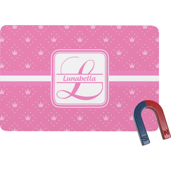 Custom Leopard Print Rectangular Fridge Magnet (Personalized)