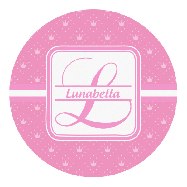 Custom Leopard Print Round Decal (Personalized)