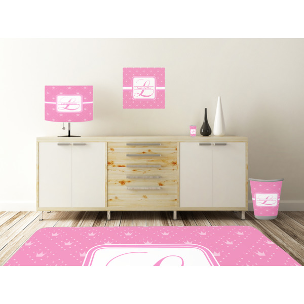 Custom Design - Square Wall Decal Wooden Desk