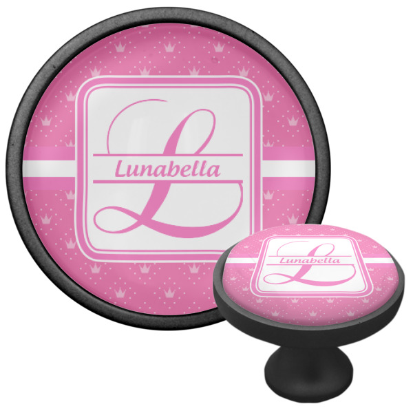 Custom Design - Cabinet Knob - Black - Multi Angle