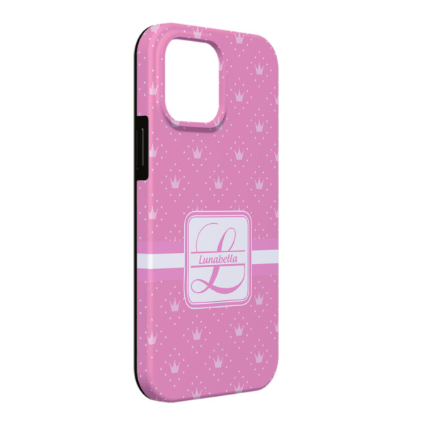 Custom Leopard Print iPhone Case - Rubber Lined - iPhone 13 Pro Max (Personalized)