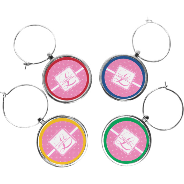 Custom Design Your Own Wine Charms - Set of 4