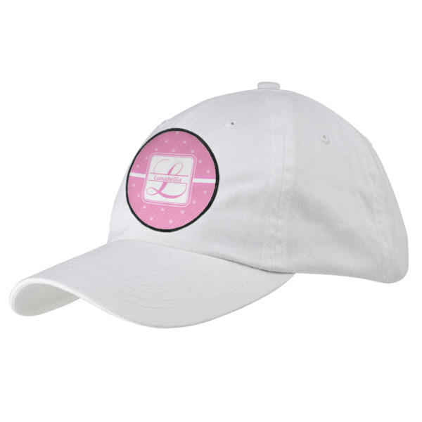 Custom Leopard Print Baseball Cap - White (Personalized)