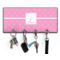 Leopard Print Key Hanger w/ 4 Hooks w/ Name and Initial
