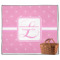 Leopard Print Outdoor Picnic Blanket (Personalized)