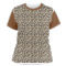 Leopard Print Women's Crew T-Shirt