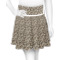 Leopard Print Skater Skirt