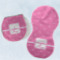 Leopard Print Burp Pads - Velour - Set of 2 w/ Name and Initial