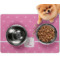 Leopard Print Dog Food Mat - Small w/ Name and Initial