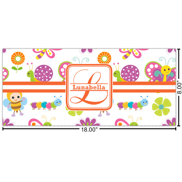 Custom Leopard Print Cabinet Decal - Small (Personalized)