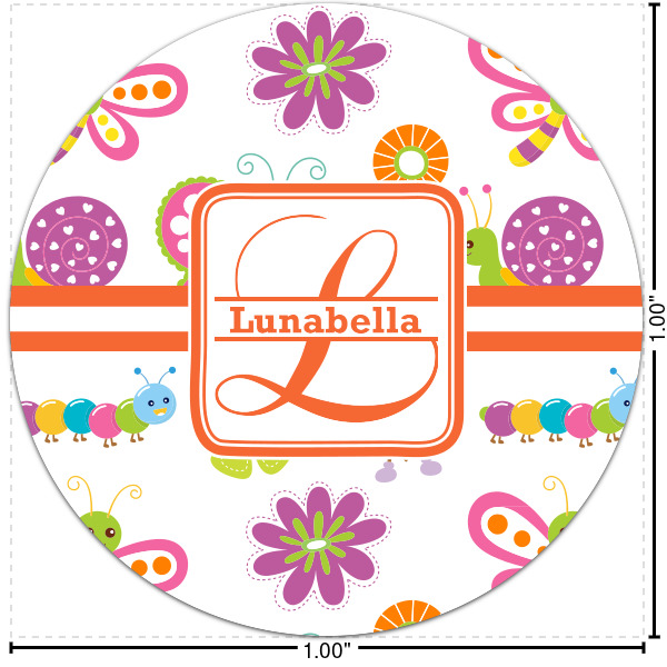 Custom Leopard Print Multipurpose Round Labels - 1" (Personalized)