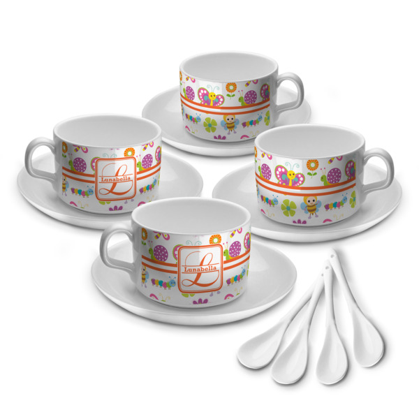 Custom Design - Tea Cup - Set of 4