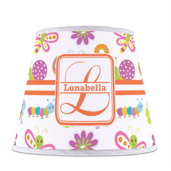 Custom Design - Poly Film Empire Lampshade - Front View