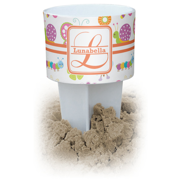 Custom Leopard Print Beach Spiker Drink Holder (Personalized)