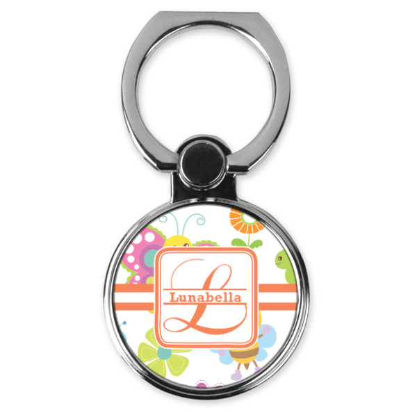 Custom Leopard Print Cell Phone Ring Stand & Holder (Personalized)