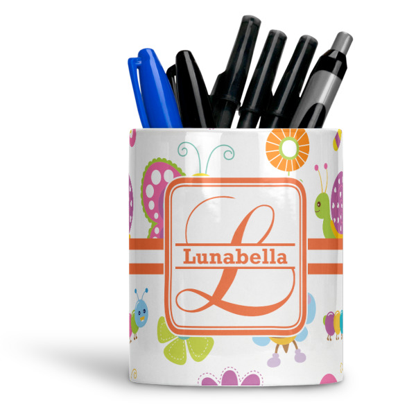 Custom Leopard Print Ceramic Pen Holder