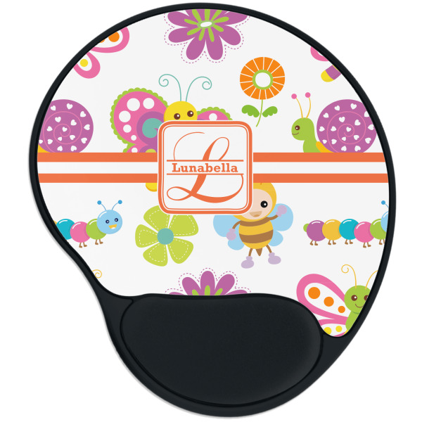 Custom Leopard Print Mouse Pad with Wrist Support