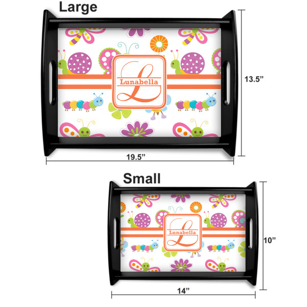 Custom Design - Serving Tray Black Sizes
