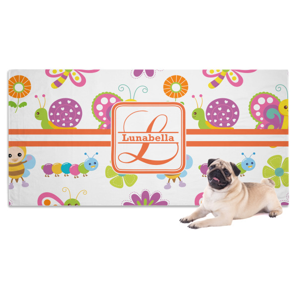 Custom Leopard Print Dog Towel (Personalized)