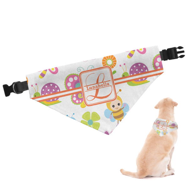 Custom Leopard Print Dog Bandana (Personalized)