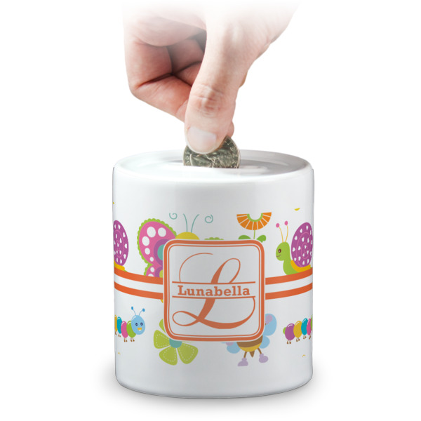 Custom Leopard Print Coin Bank (Personalized)