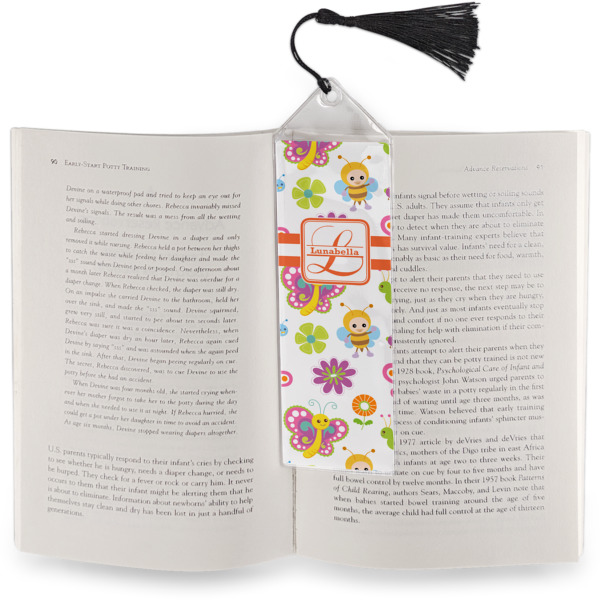 Custom Design - Bookmark w/ Tassel - In Book