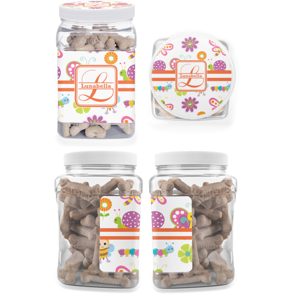 Custom Design - Pet Treat Jar - Multiple Angles