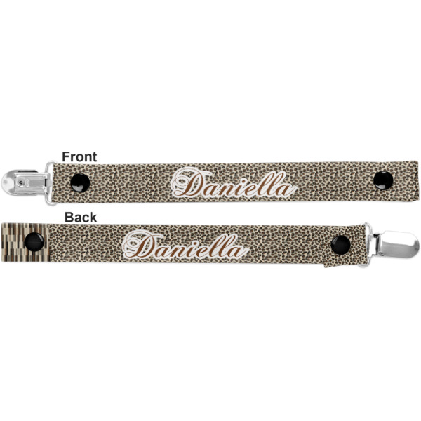 Custom Design - Pacifier Clip - Front and Back