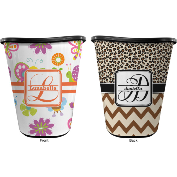 Custom Design - Waste Basket - Black - Double Sided - Approval