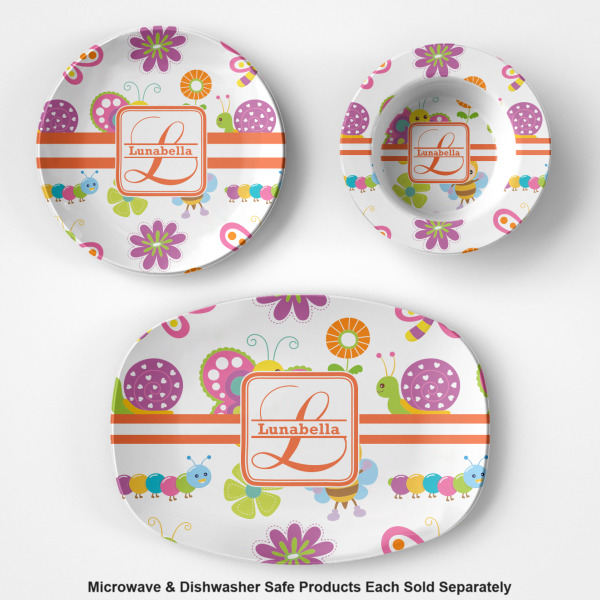 Custom Design - Microwave Safe Composite Polymer Plastic Dishware - Group