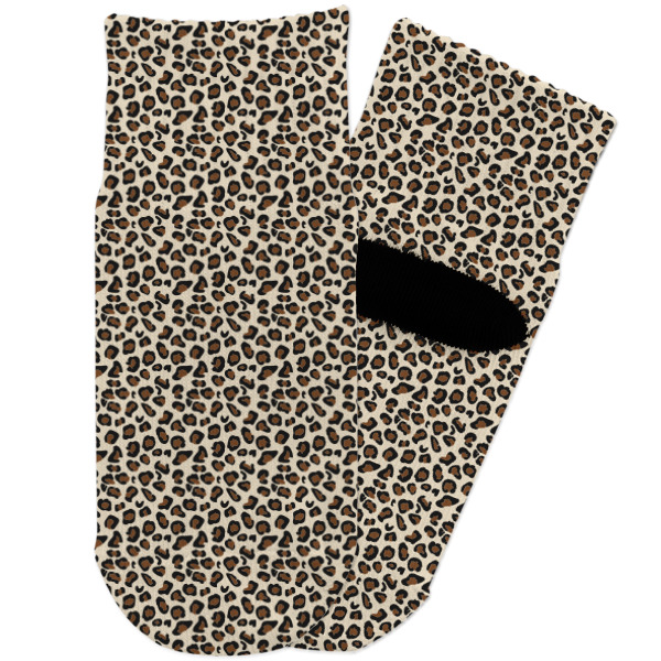 Custom Leopard Print Toddler Ankle Socks
