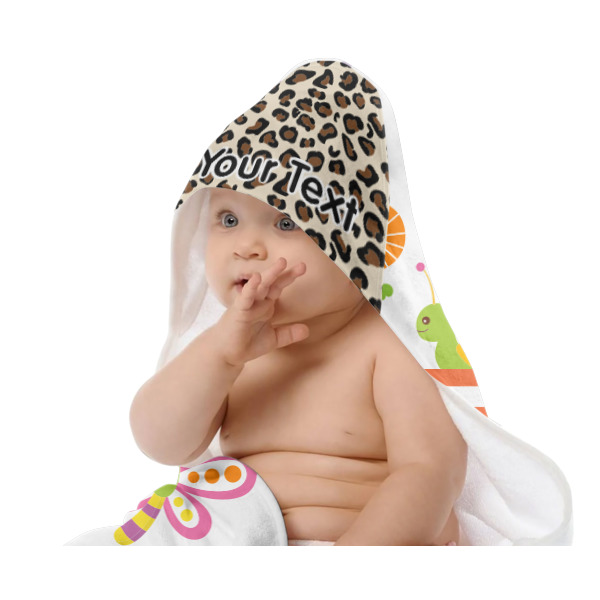 Custom Design - Baby Hooded Towel on Child