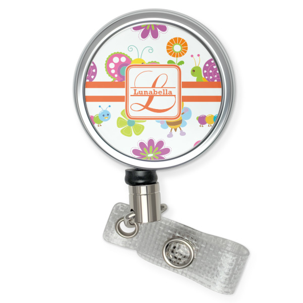 Custom Leopard Print Retractable Badge Reel (Personalized)