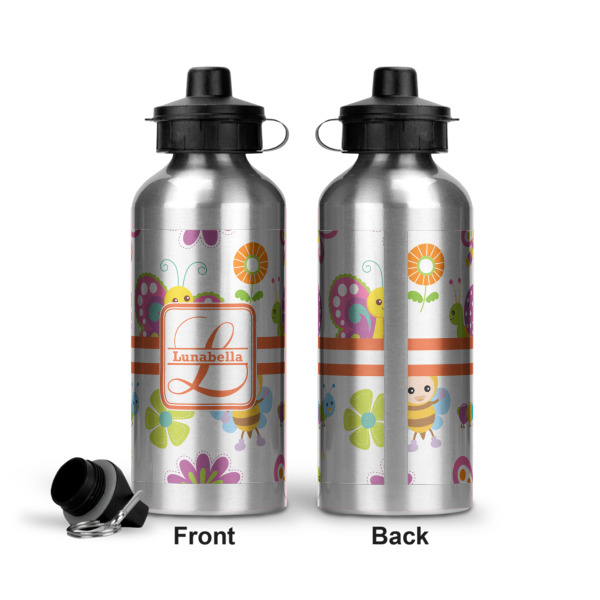 Custom Design - Aluminum Water Bottle - Front and Back