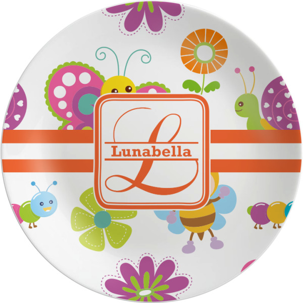 Custom Leopard Print Melamine Plate (Personalized)