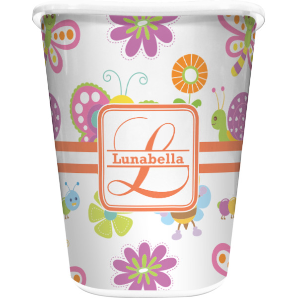 Custom Leopard Print Waste Basket (Personalized)