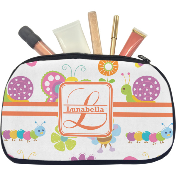 Custom Leopard Print Makeup / Cosmetic Bag - Medium (Personalized)