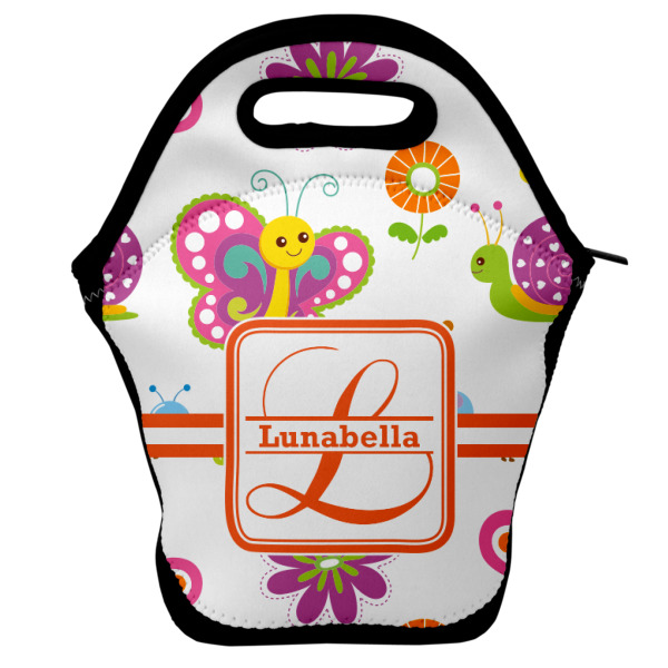 Custom Leopard Print Lunch Bag w/ Name and Initial