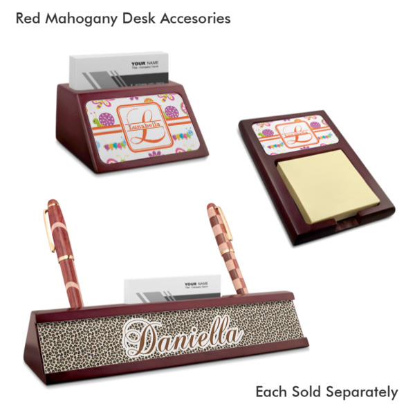 Custom Design - Mahogany Desk Accessories