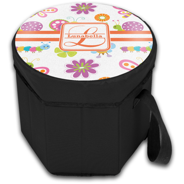 Custom Design - Collapsible Personalized Cooler & Seat (Closed)