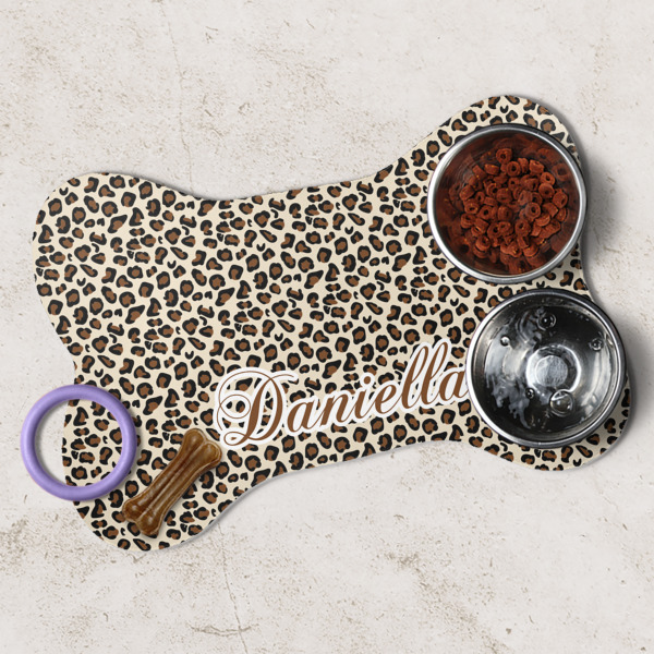 Custom Design - Dog Bone Shaped Mat Lifestyle