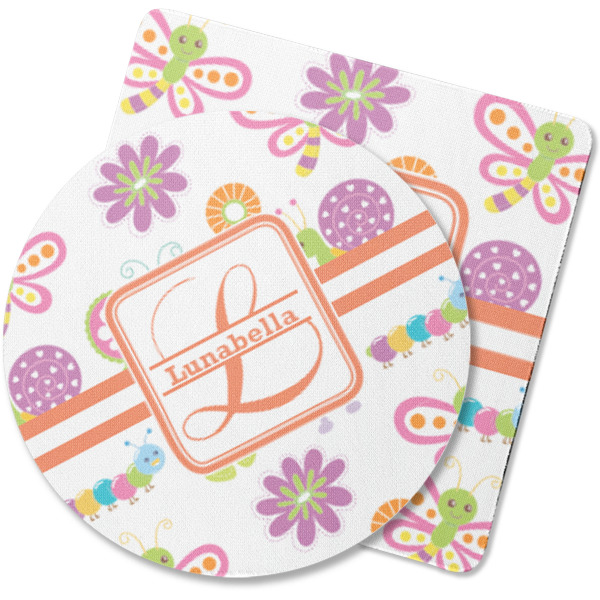 Custom Leopard Print Rubber Backed Coaster (Personalized)