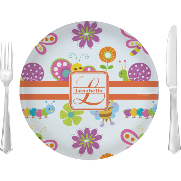 Custom Design Your Own 10" Glass Lunch / Dinner Plate