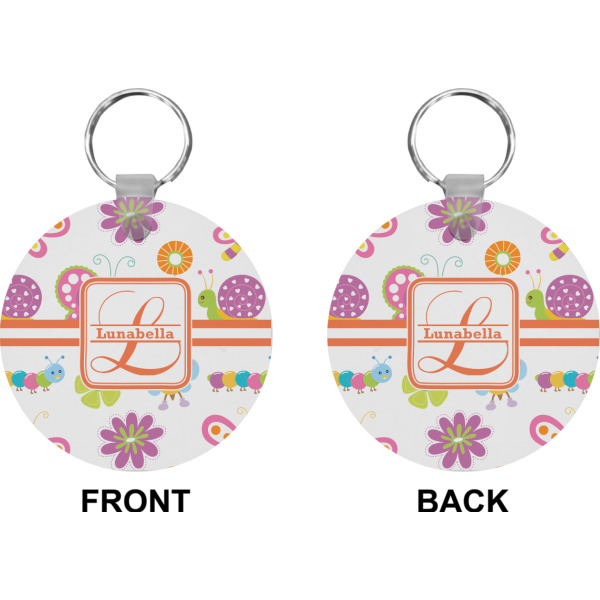 Custom Design - Circle Keychain (Front + Back)