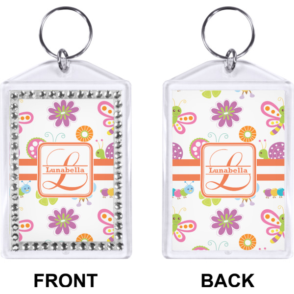 Custom Design - Bling Keychain (Front + Back)